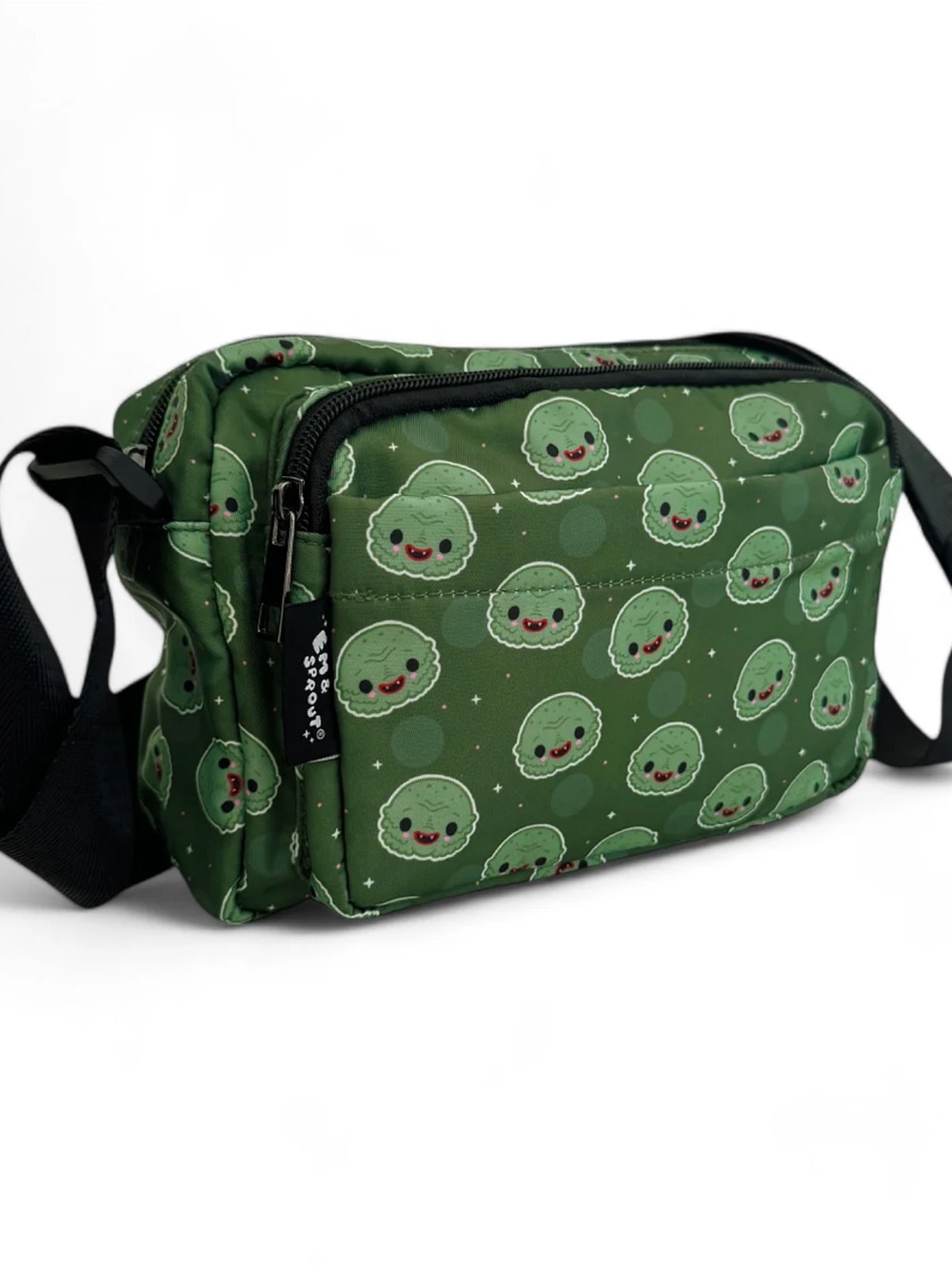 Like New Em and Sprout Green Creature Crossbody